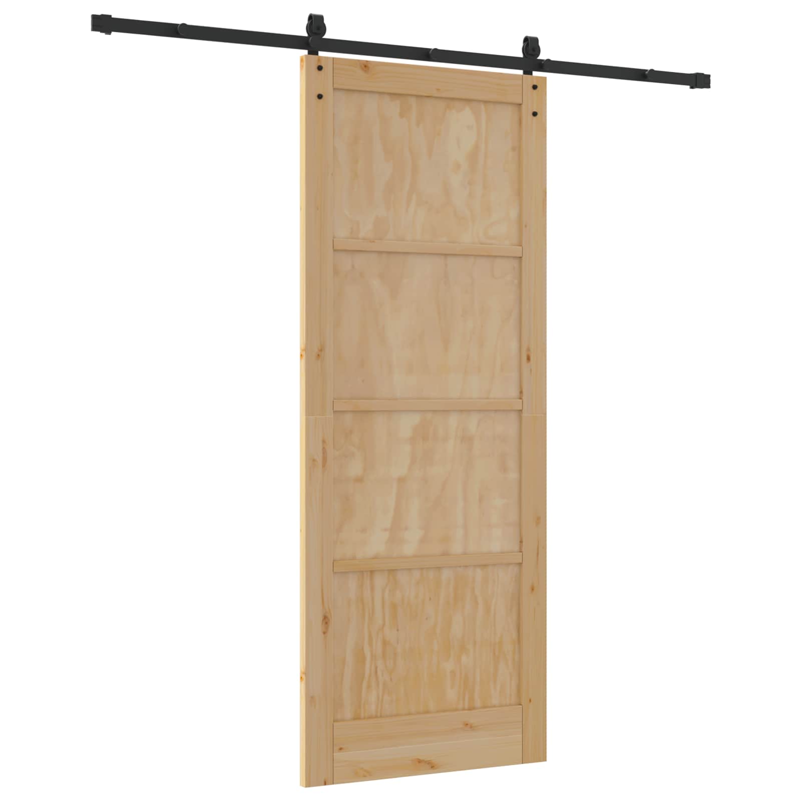 Klizna vrata Prirodna 83 x 211 cm Masivna borovina