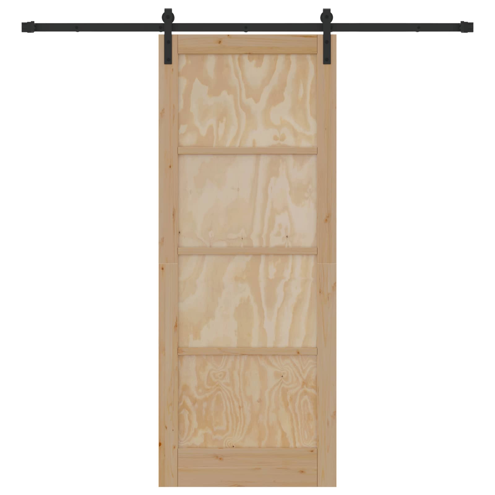 Klizna vrata Prirodna 83 x 211 cm Masivna borovina