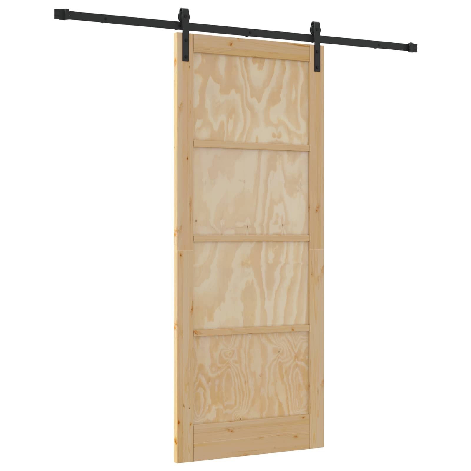 Klizna vrata Prirodna 86 x 211 cm Masivna borovina