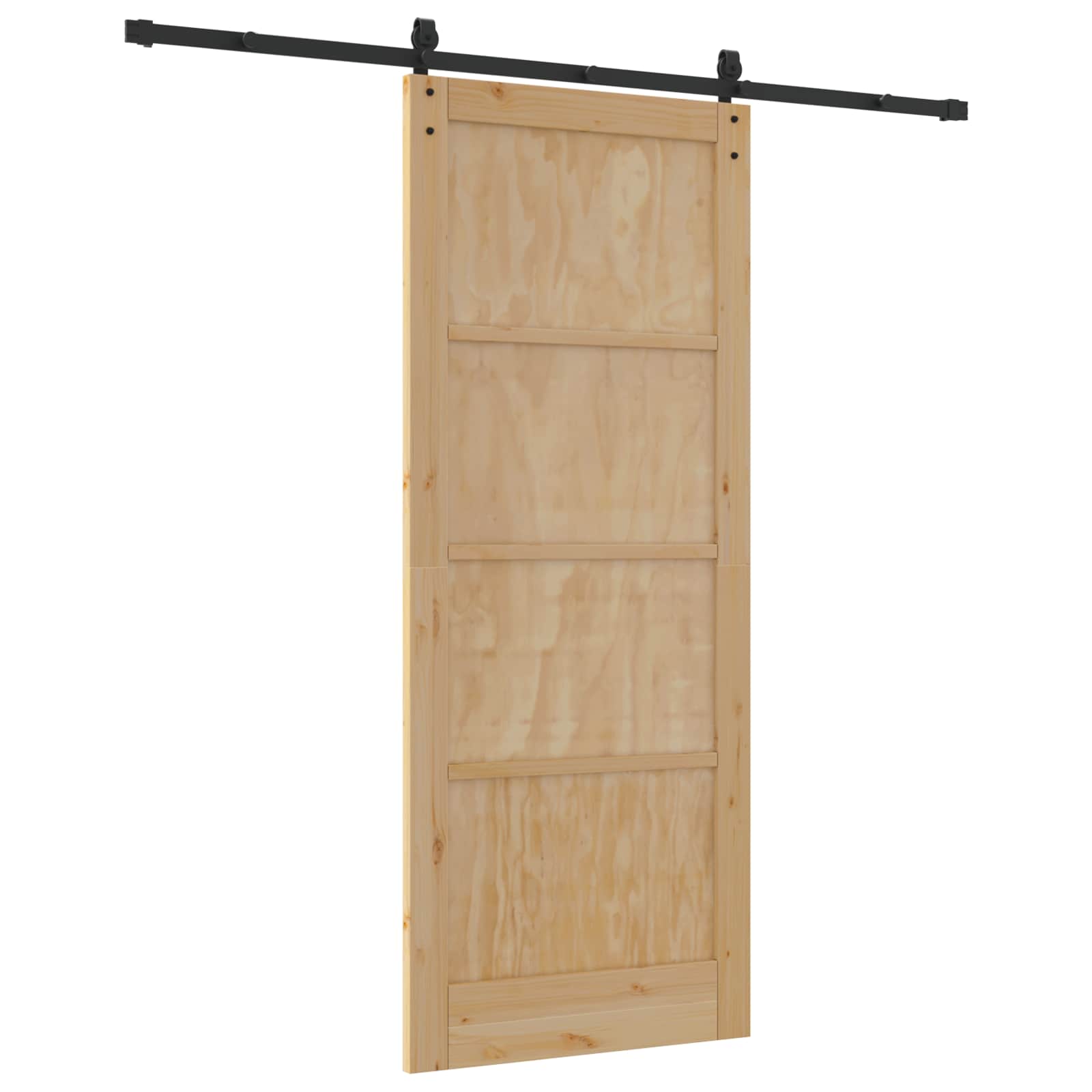 Klizna vrata Prirodna 86 x 211 cm Masivna borovina