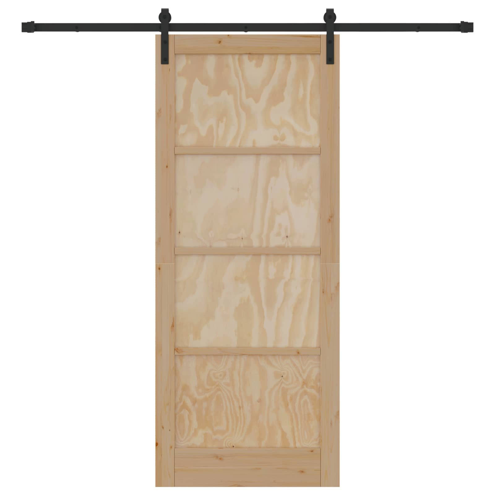 Klizna vrata Prirodna 86 x 211 cm Masivna borovina