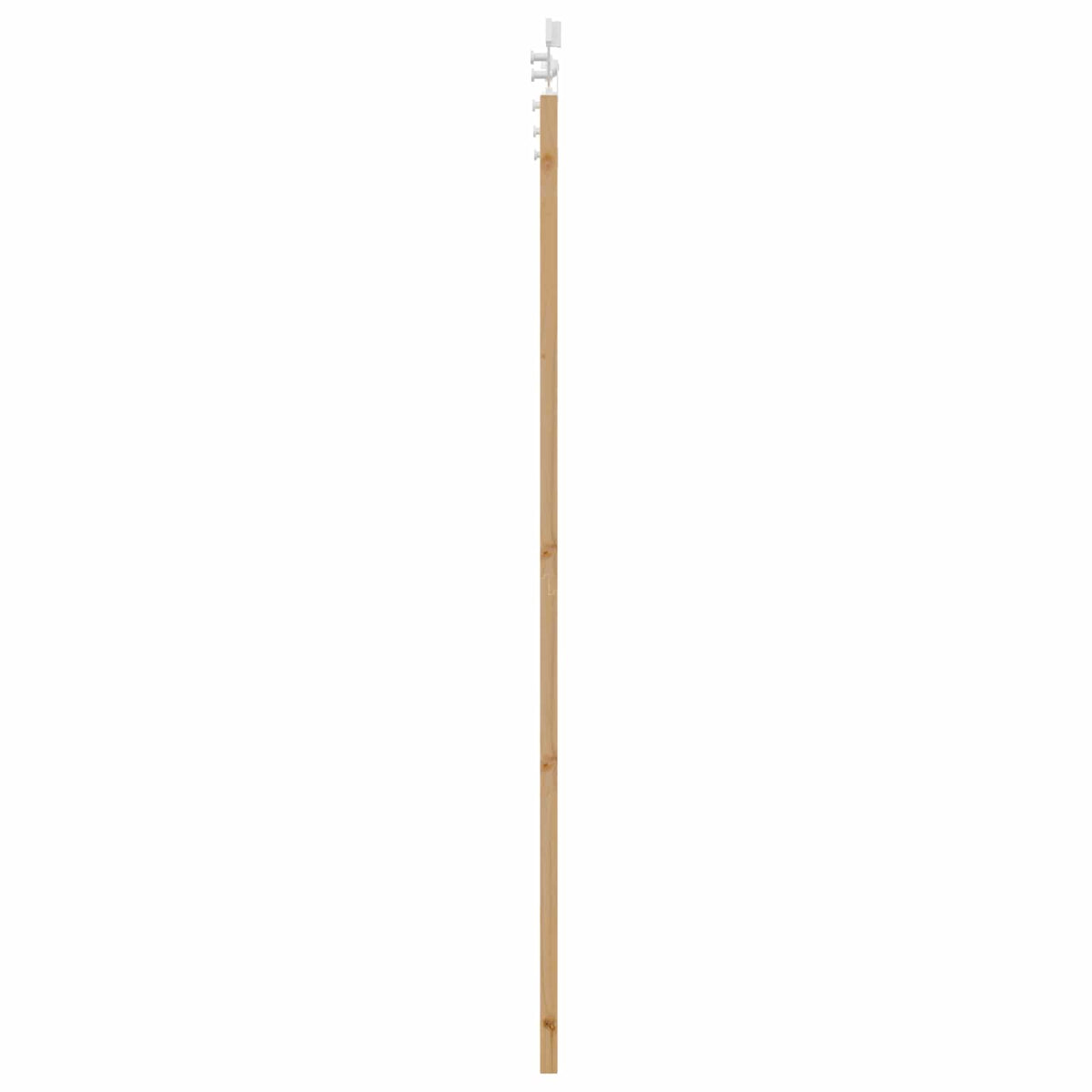 Klizna vrata Prirodna i bijela 86 x 211 cm Masivna borovina