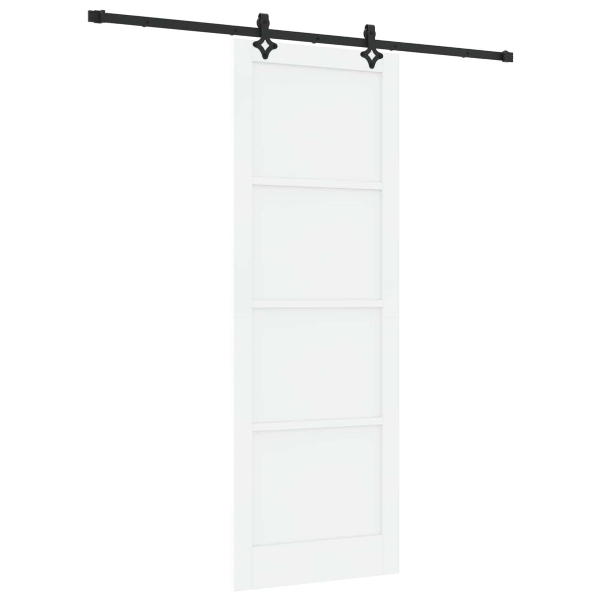 Klizna vrata ORKDAL 83 x 232 cm Masivna borovina Bijela