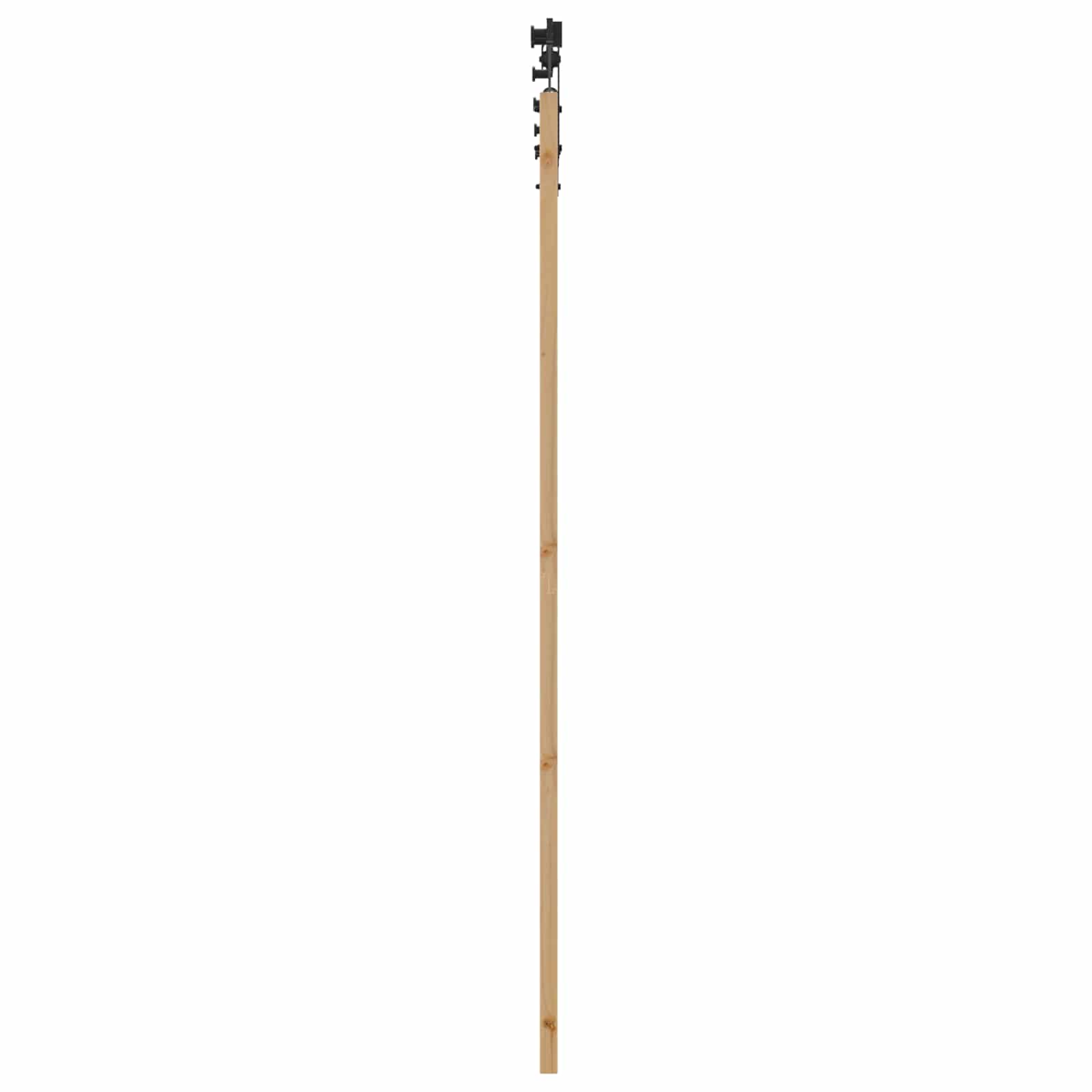 Klizna vrata ORKDAL Prirodna i crna 73,5 x 211 cm