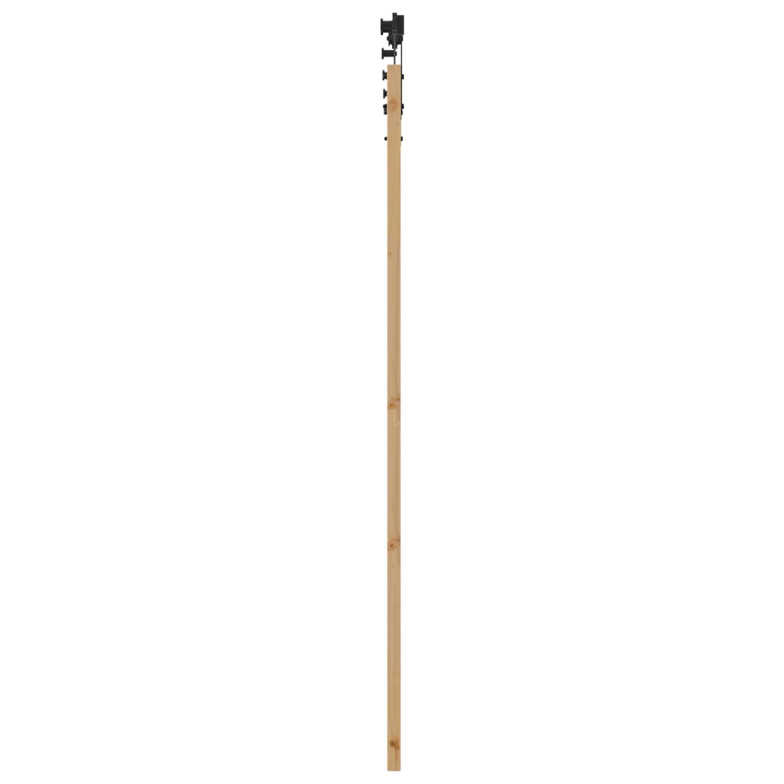 Klizna vrata ORKDAL Prirodna i crna 86 x 198,5 cm