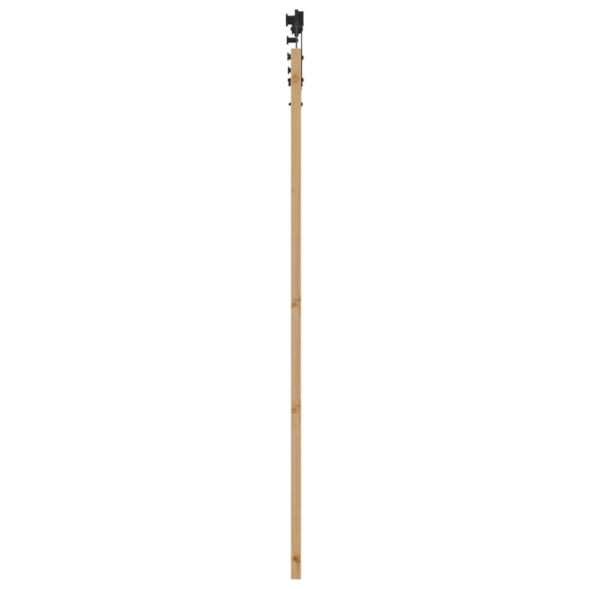Klizna vrata ORKDAL Prirodna i crna 86 x 198,5 cm