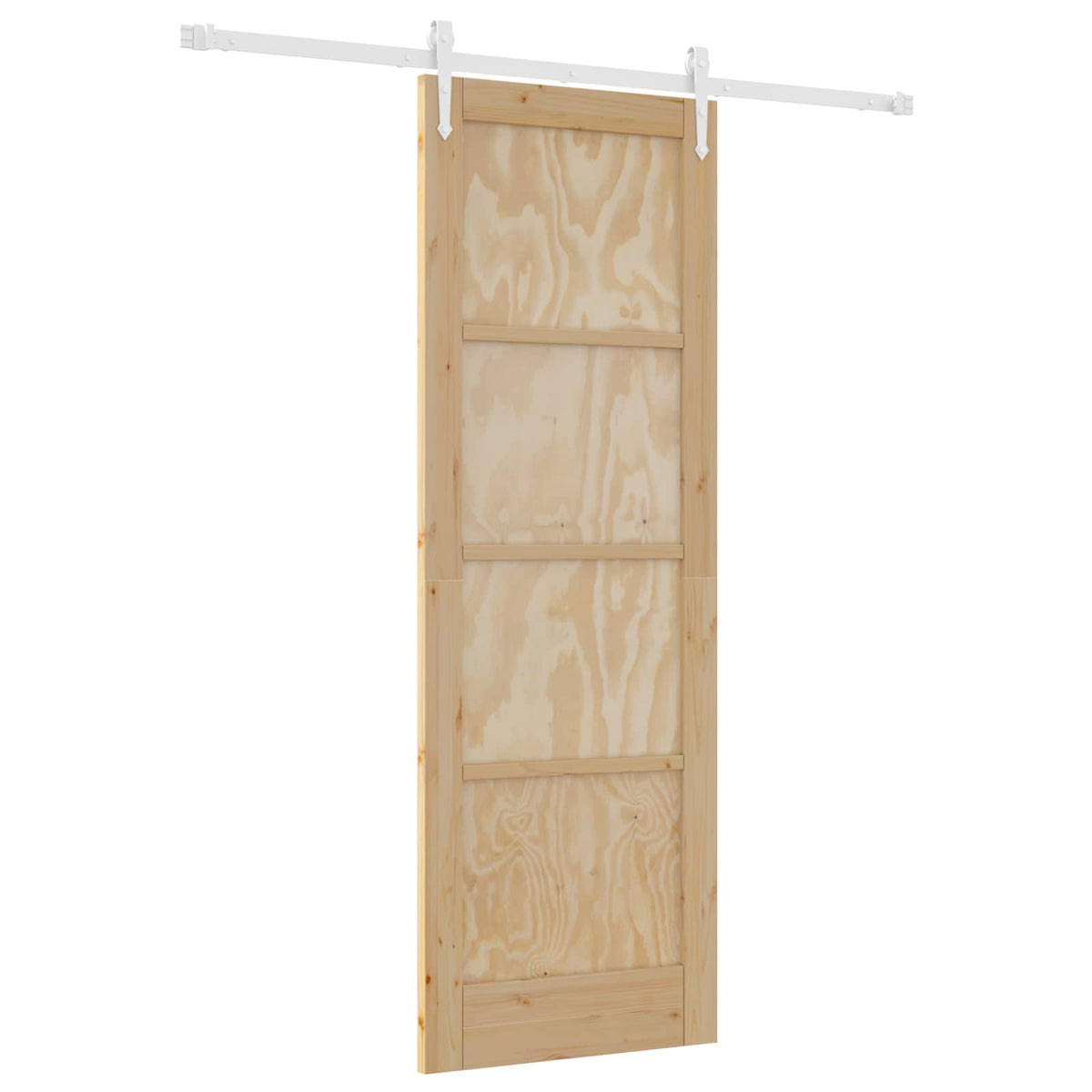 Klizna vrata ORKDAL Prirodna i bijela 73,5 x 211 cm