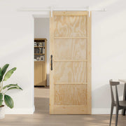 Klizna vrata ORKDAL Prirodna i bijela 86 x 211 cm