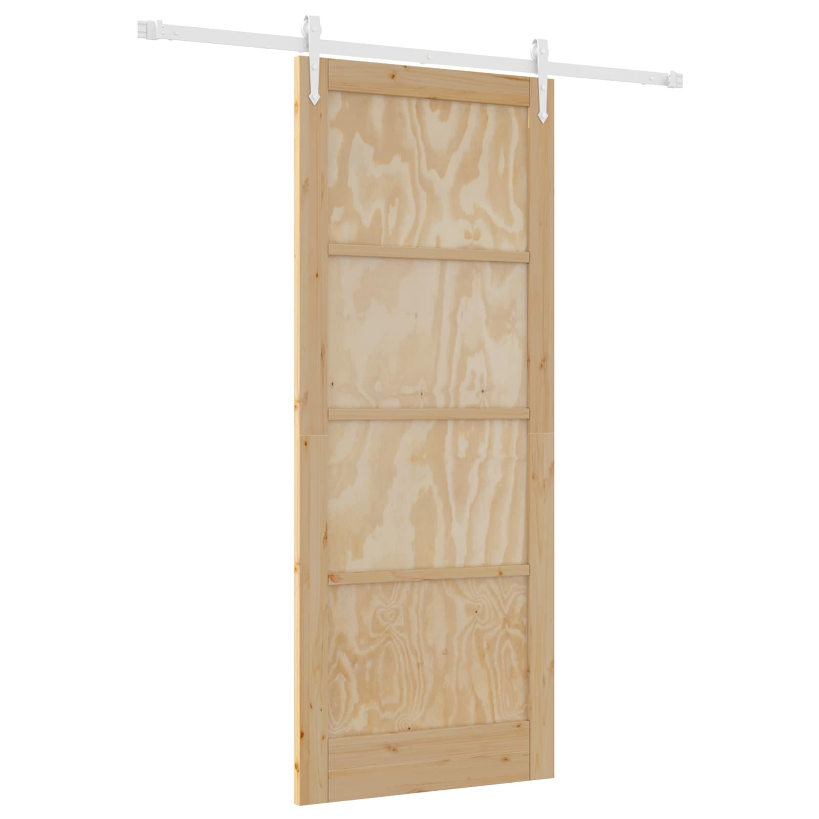 Klizna vrata ORKDAL Prirodna i bijela 86 x 211 cm