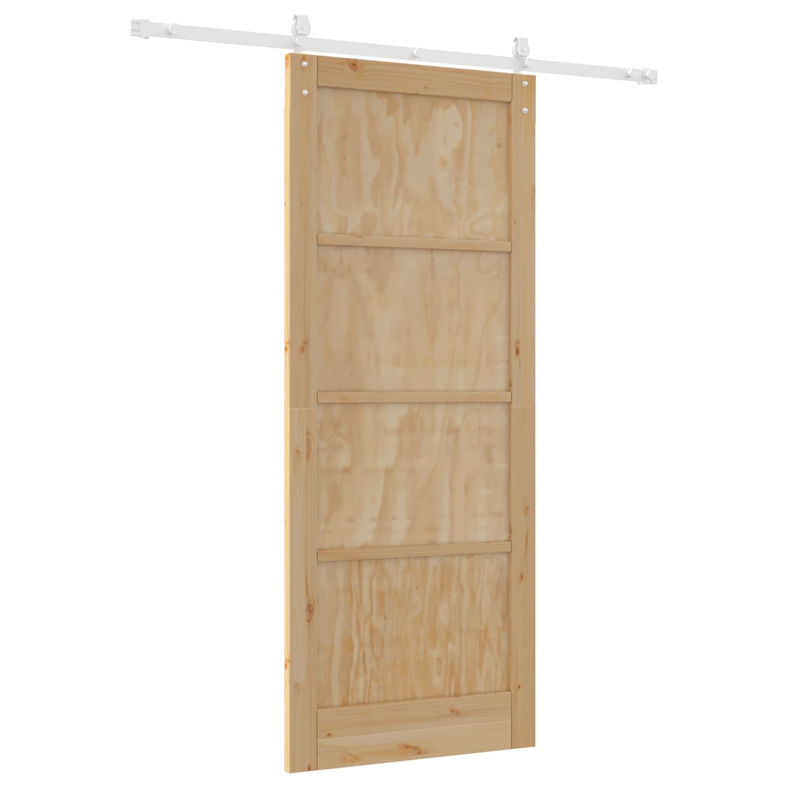 Klizna vrata ORKDAL Prirodna i bijela 86 x 211 cm