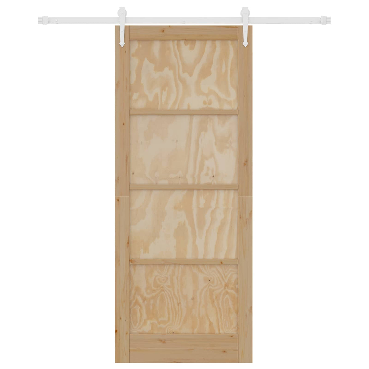 Klizna vrata ORKDAL Prirodna i bijela 86 x 211 cm