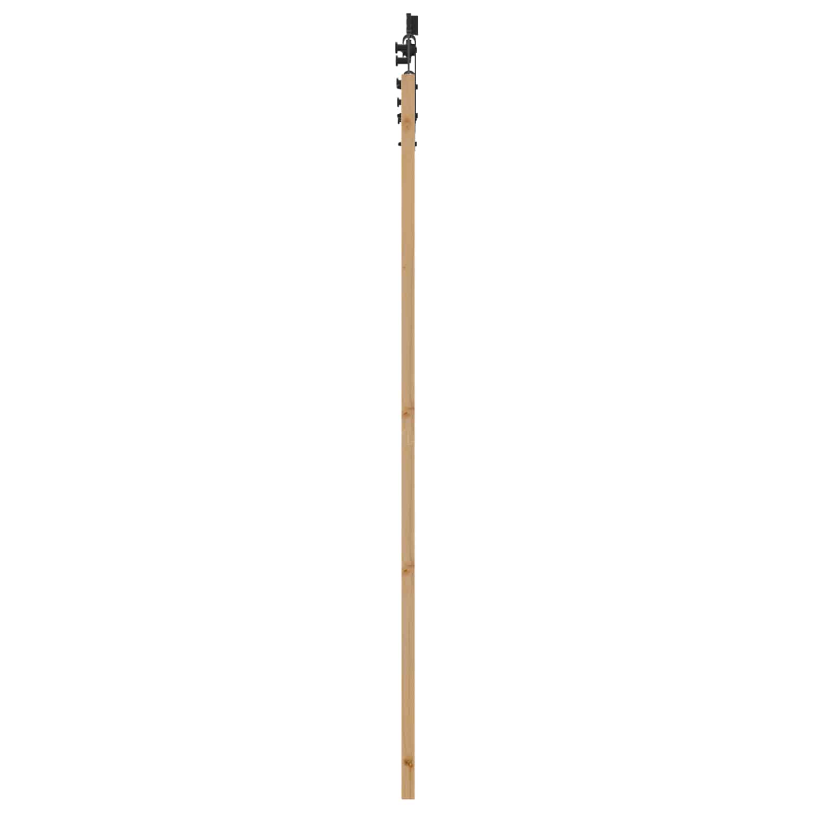 Klizna vrata ORKDAL Prirodna i crna 73,5 x 211 cm