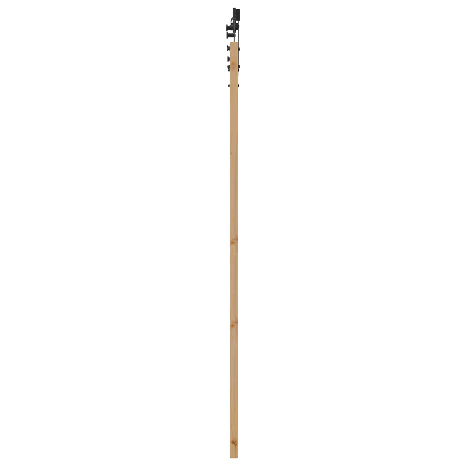 Klizna vrata ORKDAL Prirodna i crna 86 x 198,5 cm