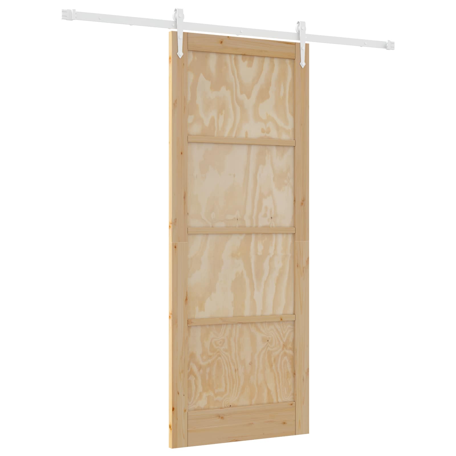 Klizna vrata ORKDAL Prirodna i bijela 83 x 211 cm