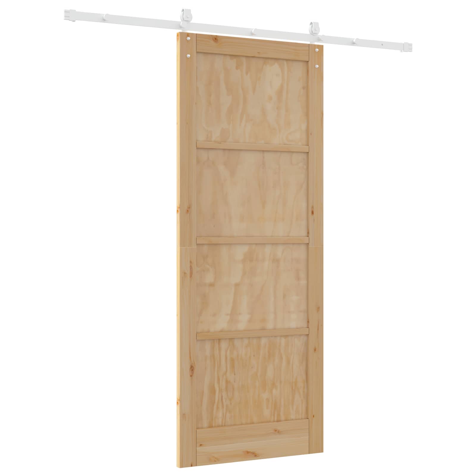 Klizna vrata ORKDAL Prirodna i bijela 83 x 211 cm