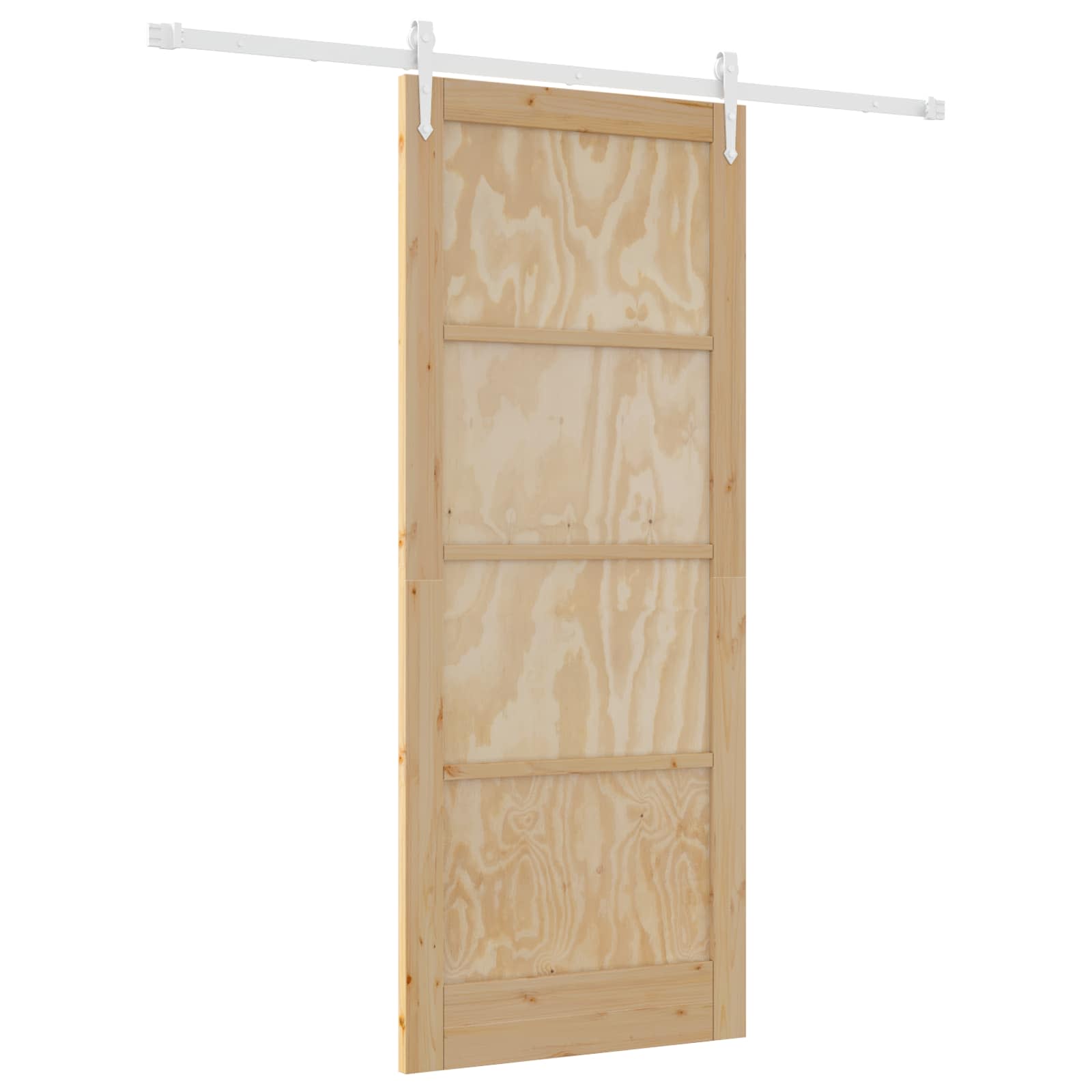 Klizna vrata ORKDAL Prirodna i bijela 86 x 211 cm