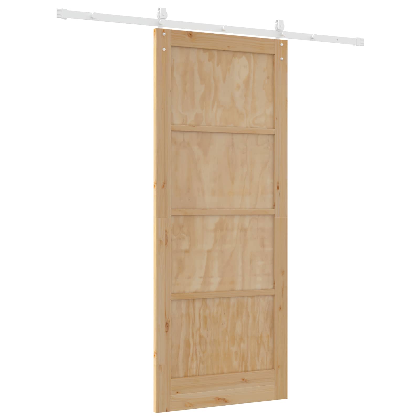 Klizna vrata ORKDAL Prirodna i bijela 86 x 211 cm
