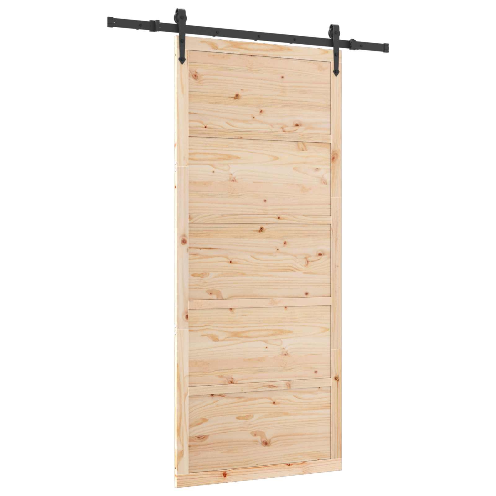 Klizna vrata Prirodna 80 x 208 cm Masivna borovina