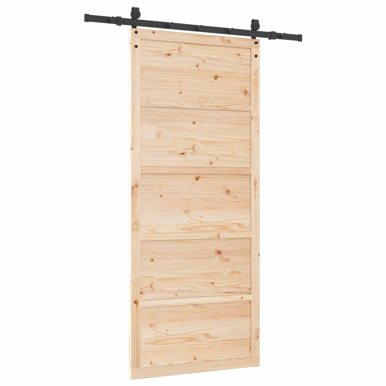Klizna vrata Prirodna 80 x 208 cm Masivna borovina
