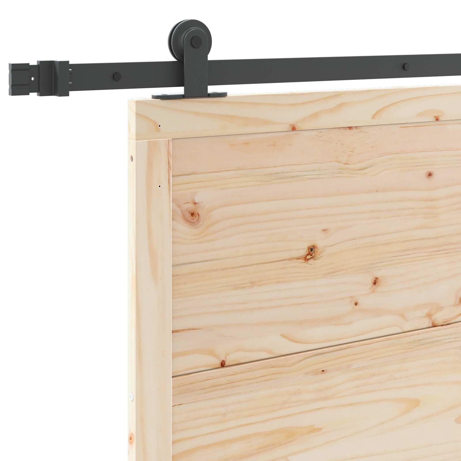 Klizna vrata Prirodna 100 x 208 cm Masivna borovina