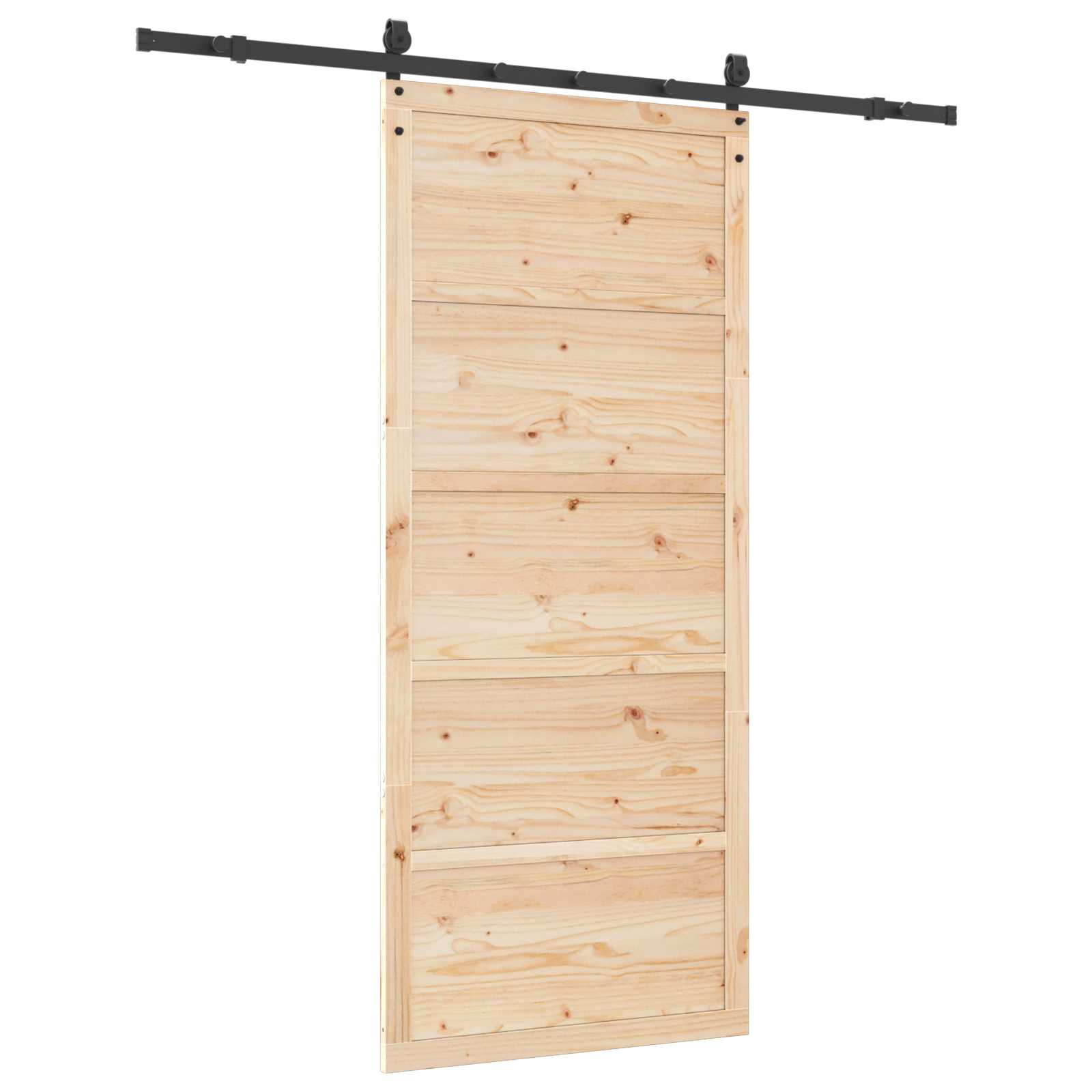 Klizna vrata Prirodna 100 x 208 cm Masivna borovina