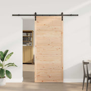 Klizna vrata Prirodna 100 x 208 cm Masivna borovina