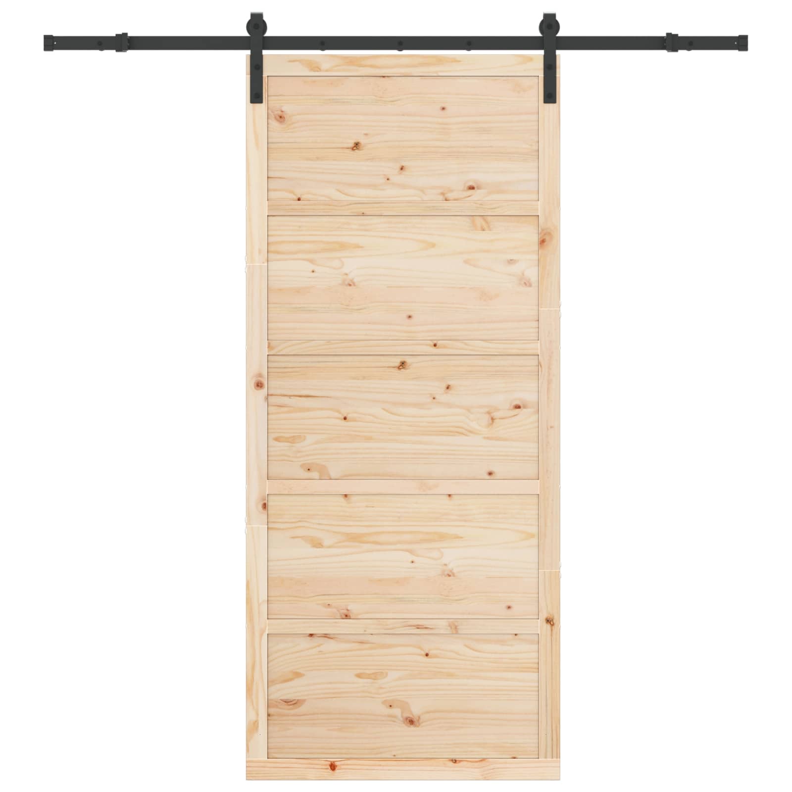 Klizna vrata Prirodna 100 x 208 cm Masivna borovina