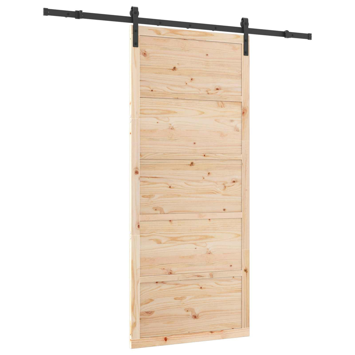 Klizna vrata Prirodna 90 x 208 cm Masivna borovina