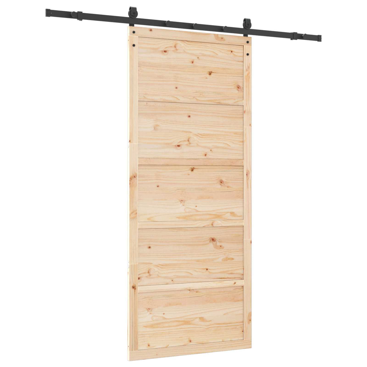 Klizna vrata Prirodna 90 x 208 cm Masivna borovina