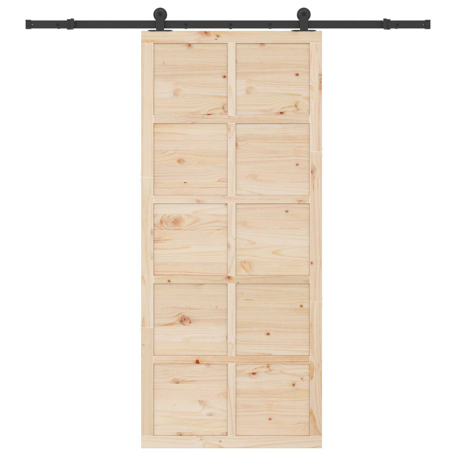 Klizna vrata Prirodna 100 x 208 cm Masivna borovina
