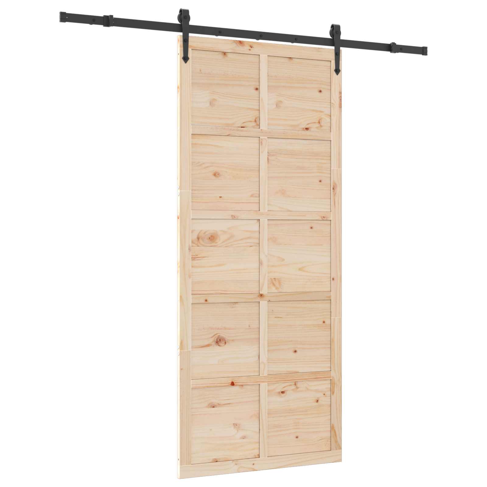 Klizna vrata Prirodna 100 x 208 cm Masivna borovina