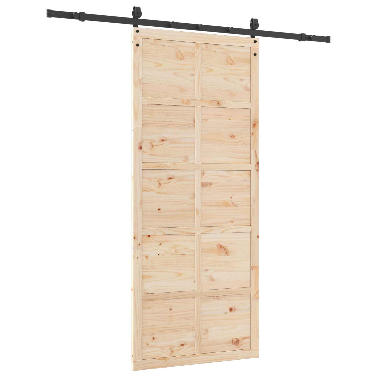 Klizna vrata Prirodna 100 x 208 cm Masivna borovina