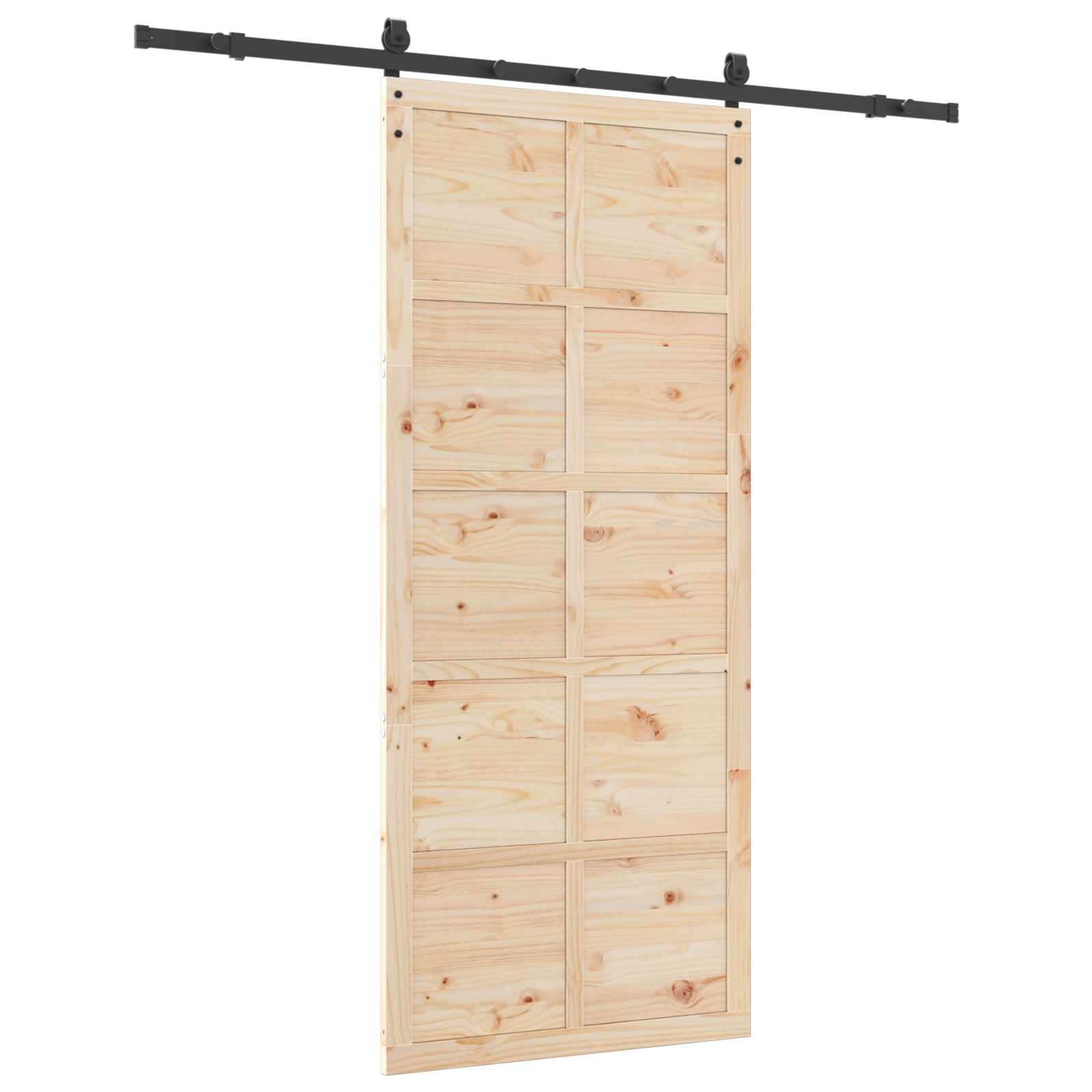 Klizna vrata Prirodna 100 x 208 cm Masivna borovina