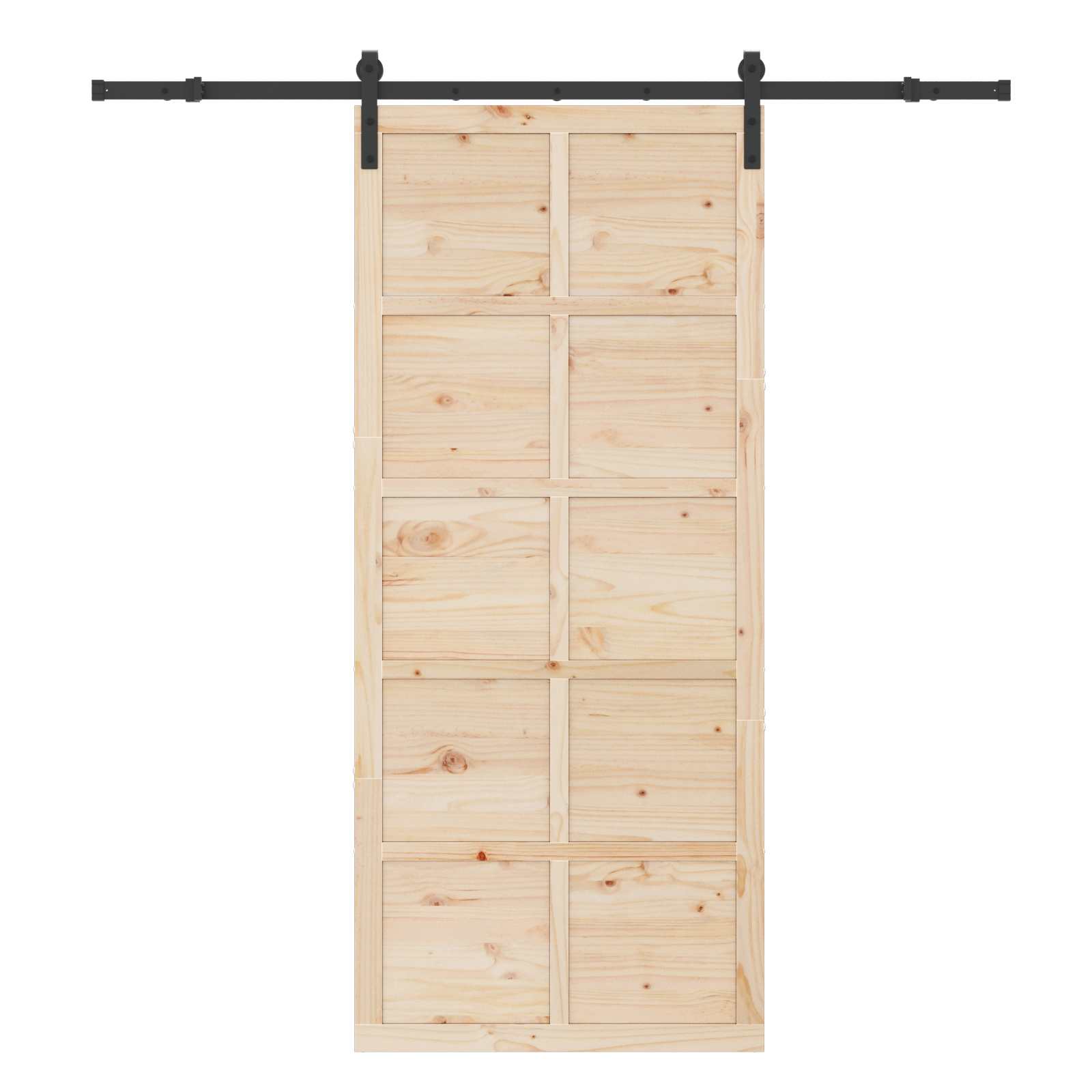 Klizna vrata Prirodna 100 x 208 cm Masivna borovina