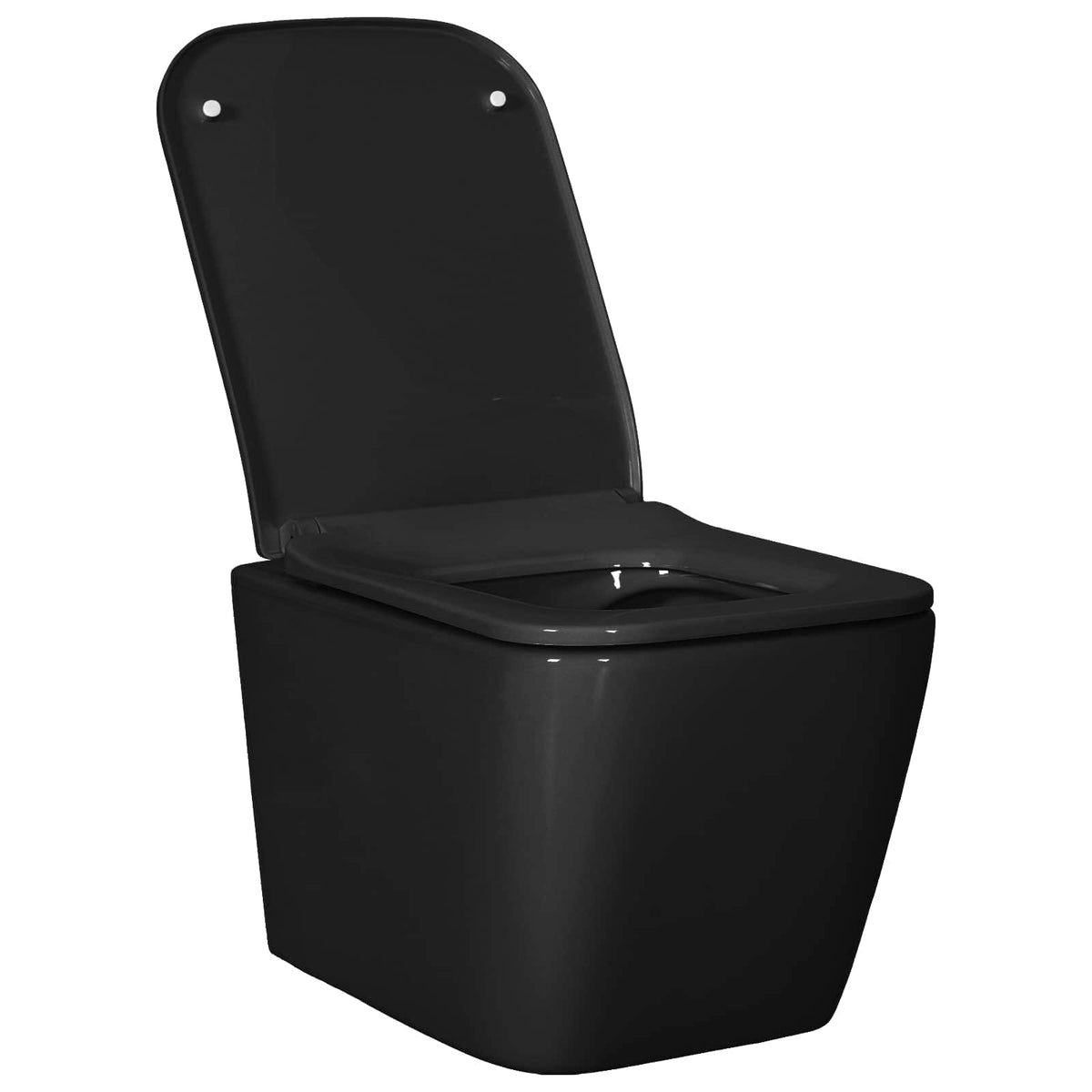 Viseća WC školjka Keramika Crna