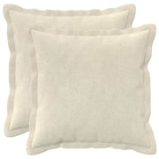 Jastuk 2 kom. HOUTEN Krem 35 x 35 cm Mikrofibra Flis