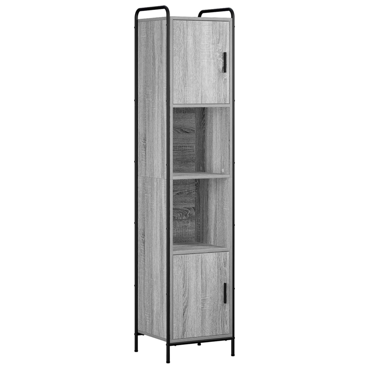 Set ormarića za kupaonicu 3 kom. Siva Sonoma 40 x 36 x 181 cm
