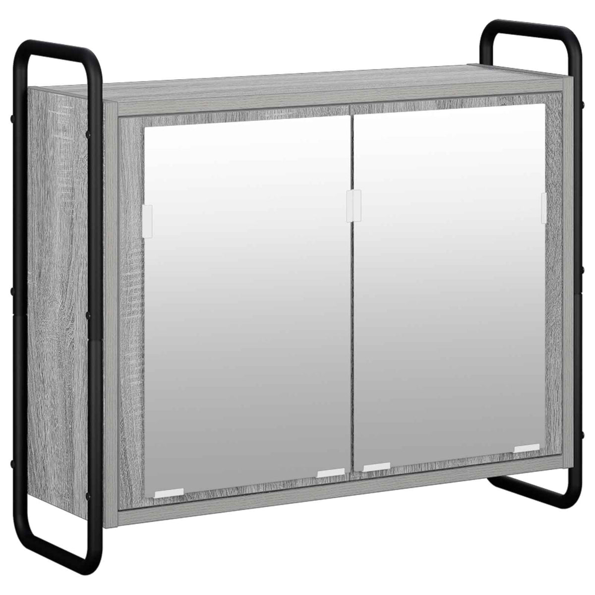 Set ormarića za kupaonicu 4 kom. Siva Sonoma 40 x 36 x 200,5 cm