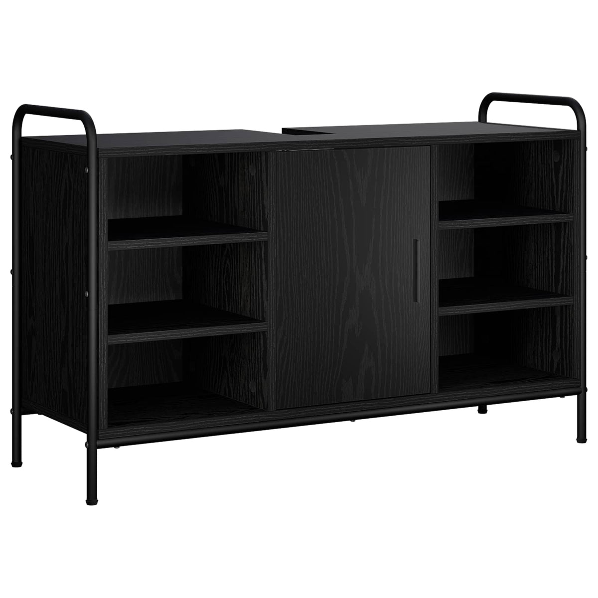 Set ormarića za kupaonicu 4 kom. Crni hrast 40 x 36 x 200,5 cm