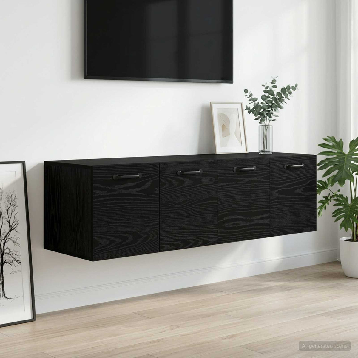 Ormar za Zid 2 kom. 120 x 36,5 x 35 cm Konstruirano drvo