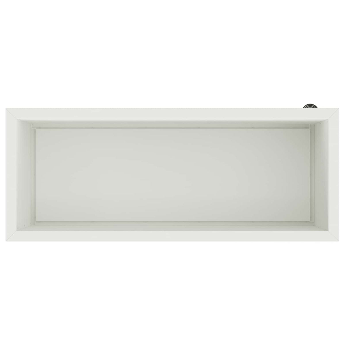 Vrtna posuda za sadnju s LED svjetlom Bijela 40 x 100 x 40 cm