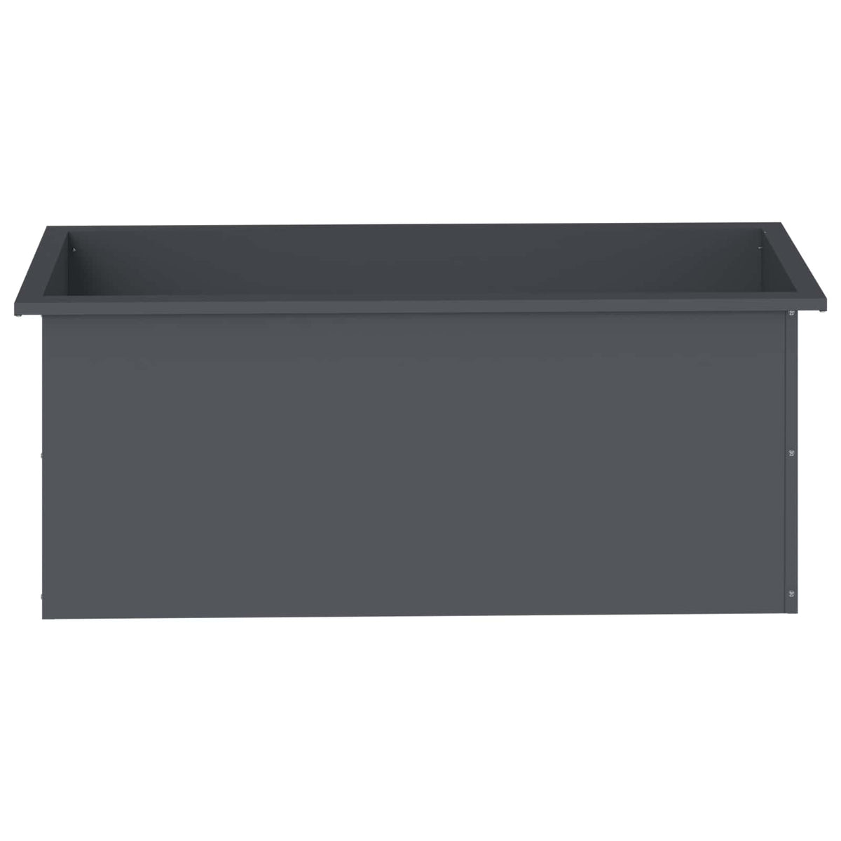 Vrtna posuda za sadnju s LED svjetlom Antracit 40 x 100 x 40 cm