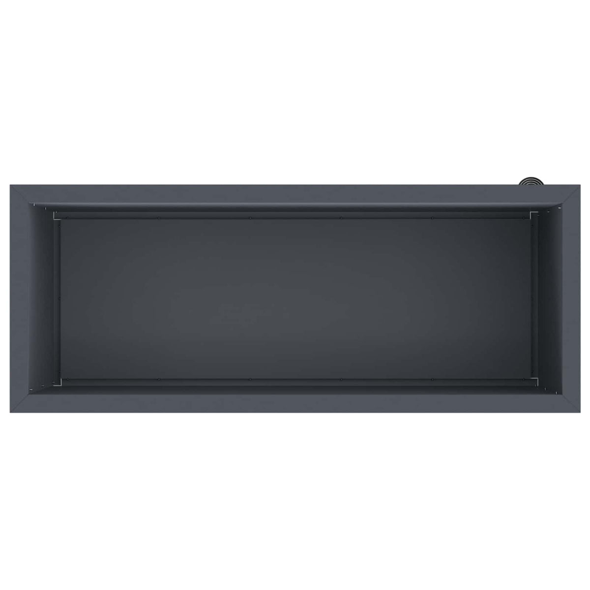 Vrtna posuda za sadnju s LED svjetlom Antracit 40 x 100 x 40 cm