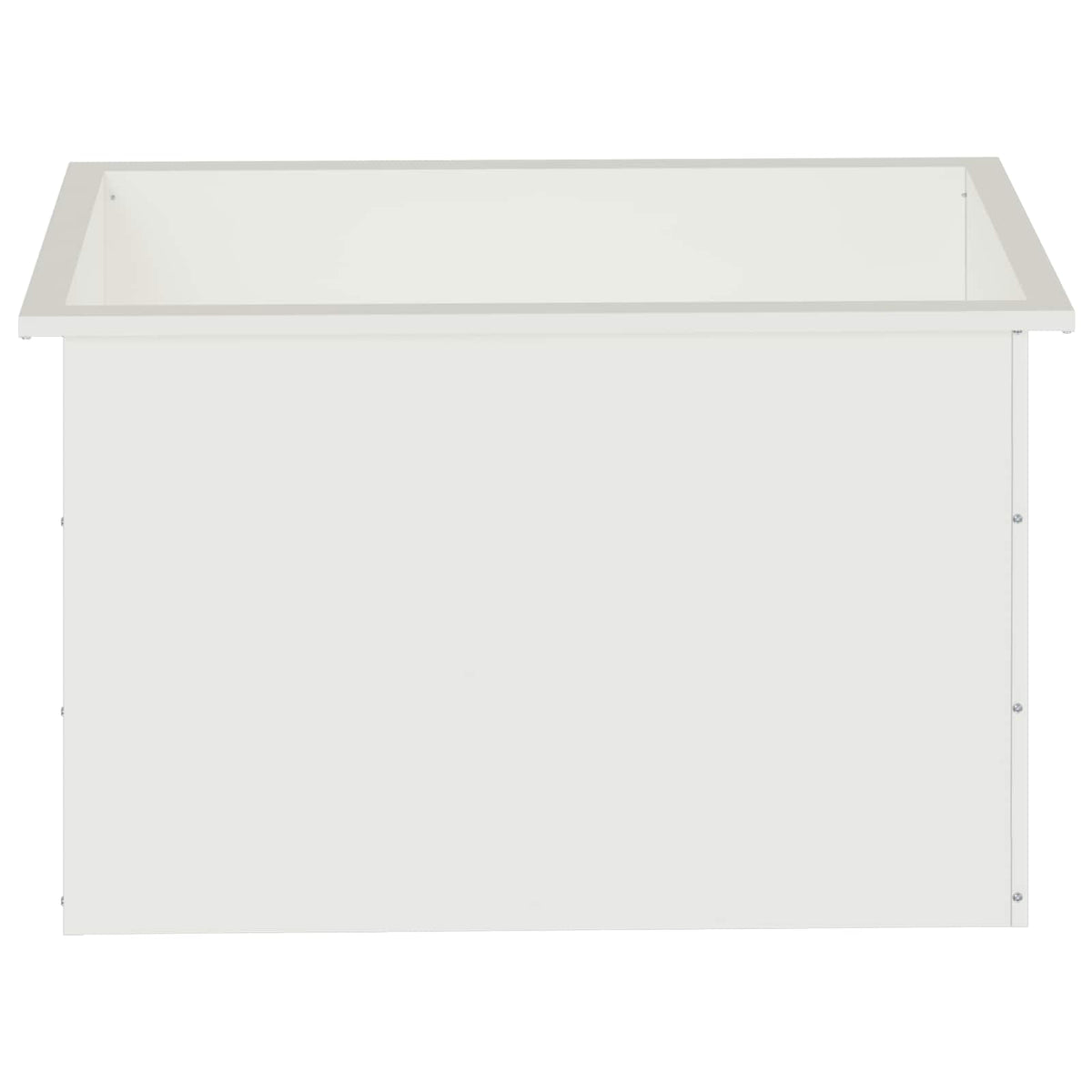 Vrtna posuda za sadnju s LED svjetlom Bijela 50 x 80 x 48 cm