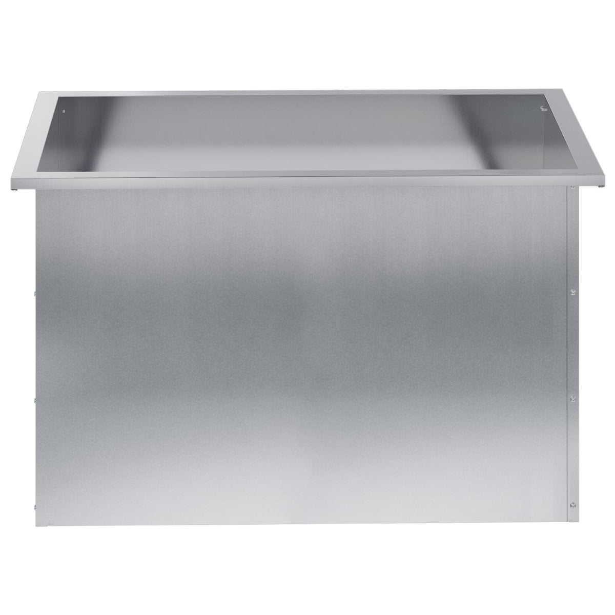 Vrtna posuda za sadnju s LED svjetlom Srebrna 50 x 80 x 48 cm