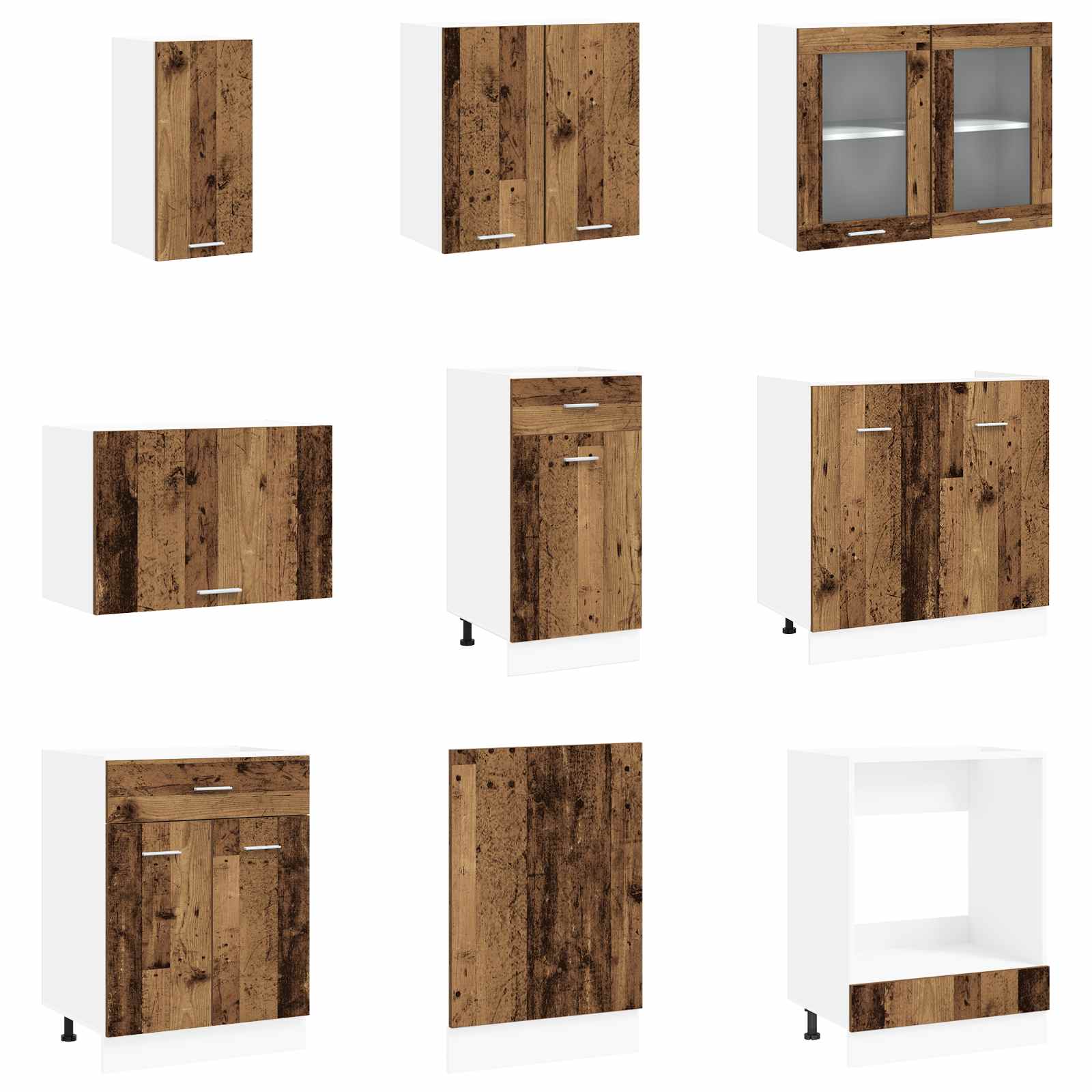 Kuhinjska jedinica Lyon 8 pcs Konstruirano drvo