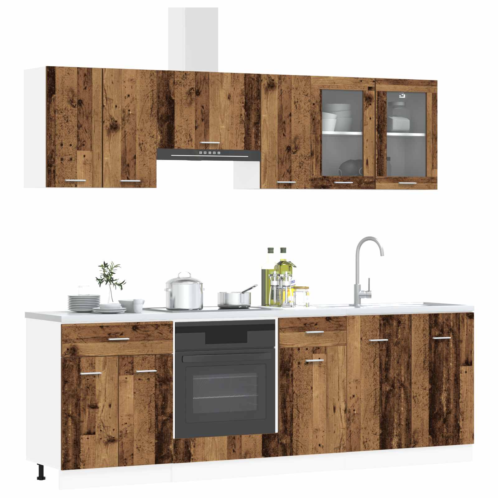 Kuhinjska jedinica Lyon 8 pcs Konstruirano drvo