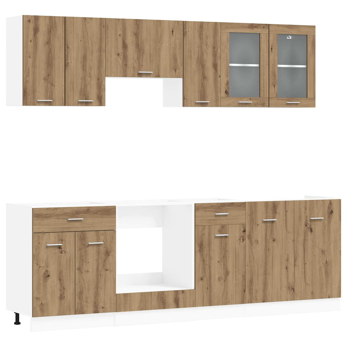 Kuhinjska jedinica Lyon 8 pcs Konstruirano drvo