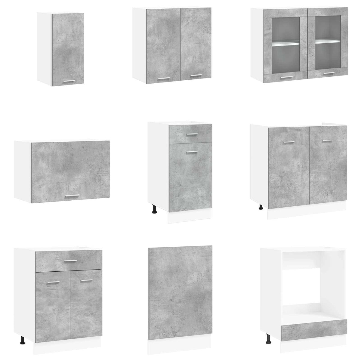 Kuhinjska jedinica Lyon 8 pcs Konstruirano drvo