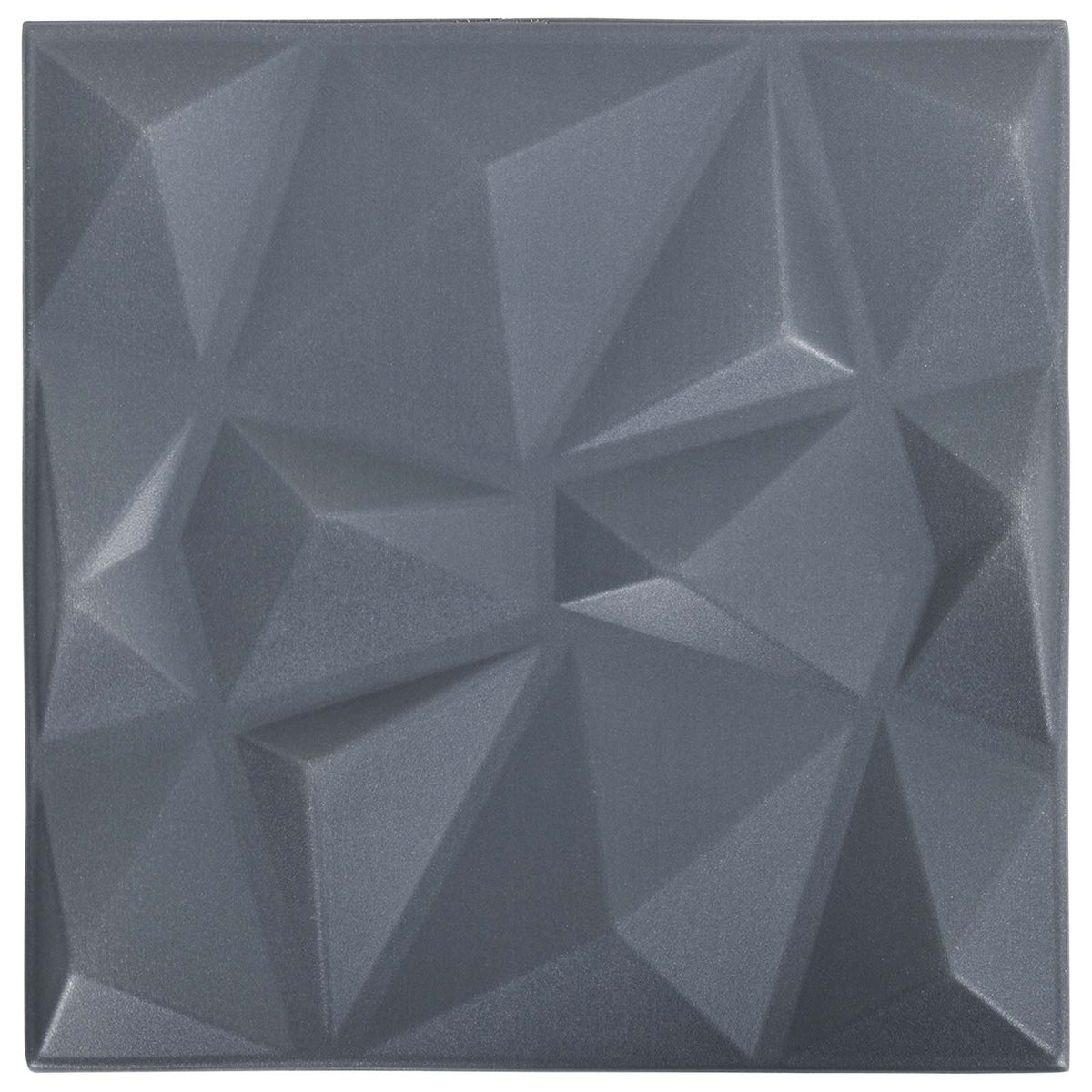 Zidne panele 12 pcs Dijamant siva 50 x 50 cm XPS pjena